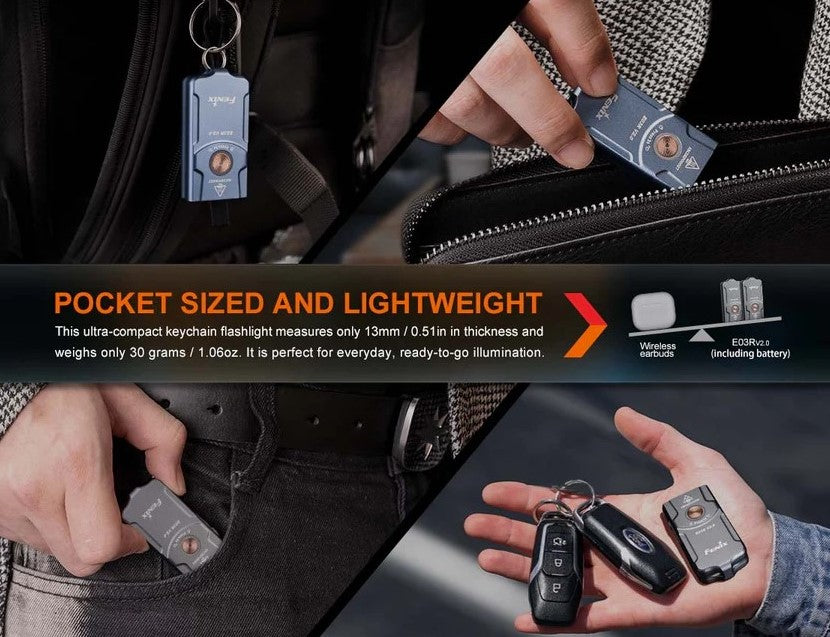 Fenix E03R V2.0 Keychain Flashlight