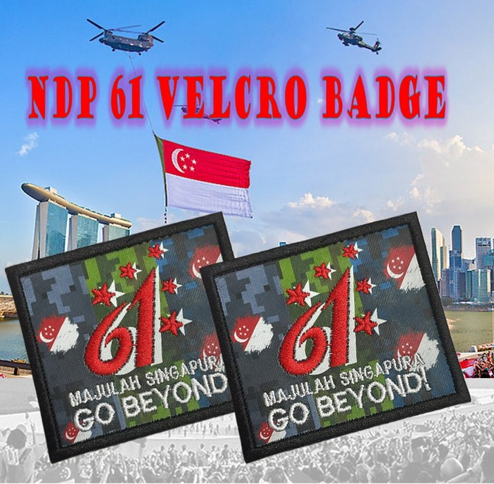 NDP 61 Velcro Badge New