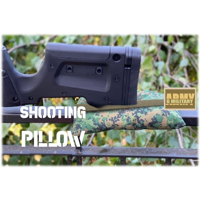 Khaki Shooting Pillow sleeve with Bean