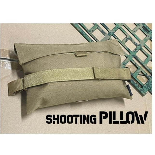 Khaki Shooting Pillow sleeve with Bean