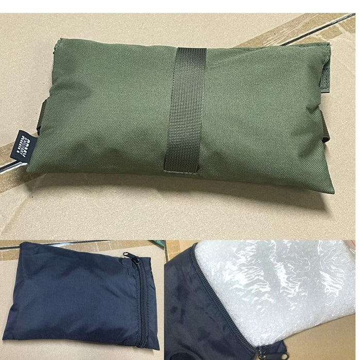 Green Shooting Pillow sleeve with Bean