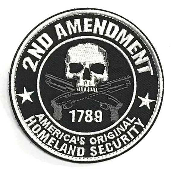 Skull - 2nd Amendment America's Original Homeland Security Patch