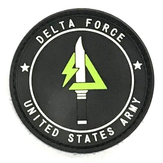 DELTA FORCE.United States Army Patch, Black
