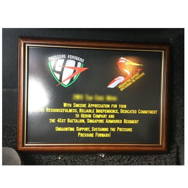 (Get a Quote) Customised Military Embroidery Frame, Customise Frame Size