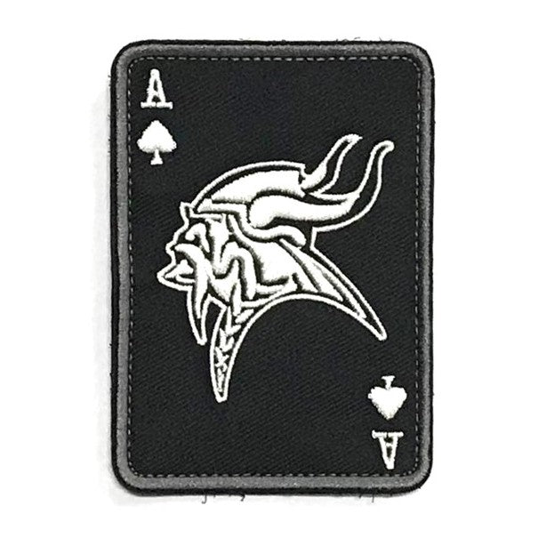 Poker Vikings Patch, Black