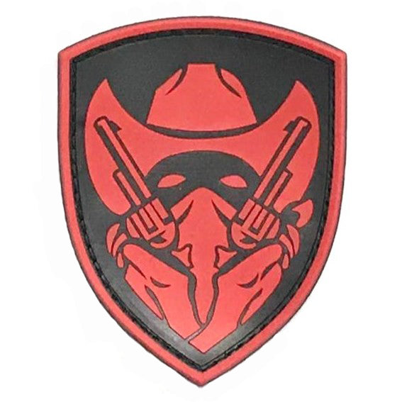 Red Rook Patch Cowboy Rb Patch, Red — G MILITARY