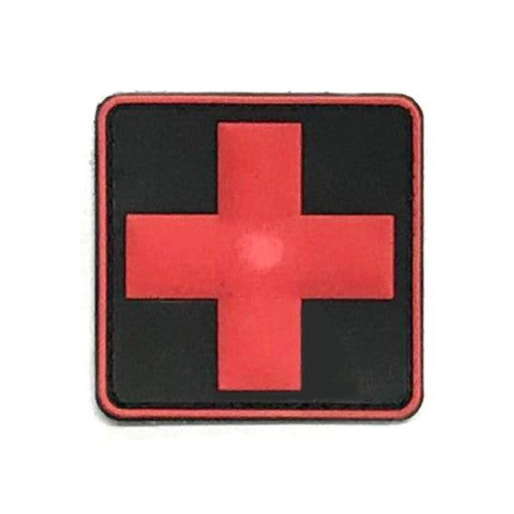 Medic - Red Cross Patch, Black