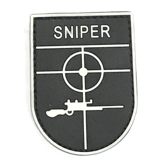 Sniper Cross Patch, White