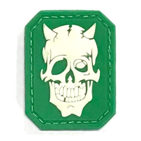 Devil Skull HD Patch, Green