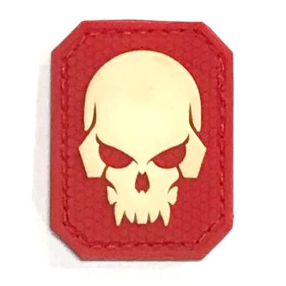 Skull HD Patch, Red
