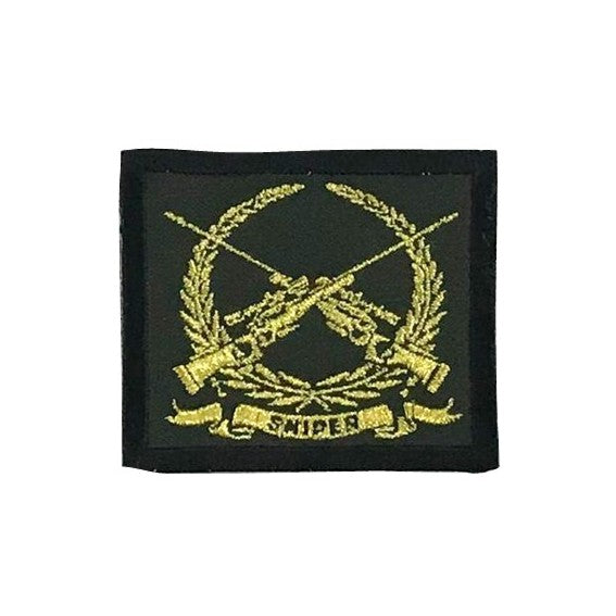 Sniper Patch, Yellow on Black