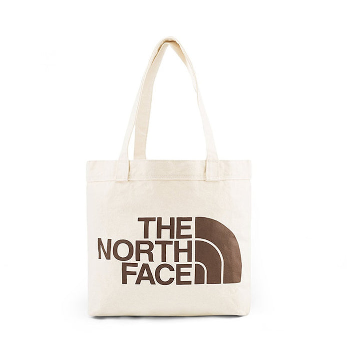 THE NORTH FACE® TNF COTTON TOTE WEIMARANER BROWN LARGE LOGO PRINT