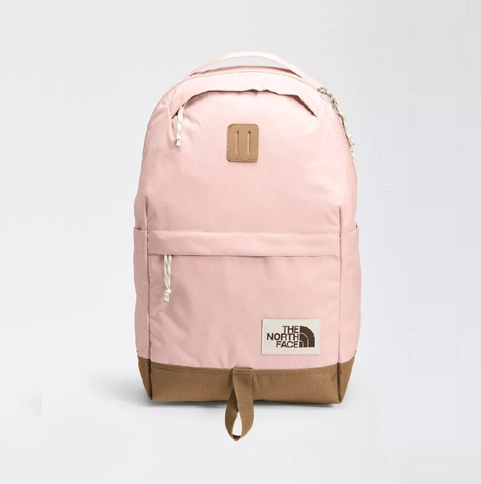 dark pink north face backpack THE NORTH FACE® TNF DAYPACK EVENING SAND PINK DARK HEATHER/UTILITY BRO — G MILITARY