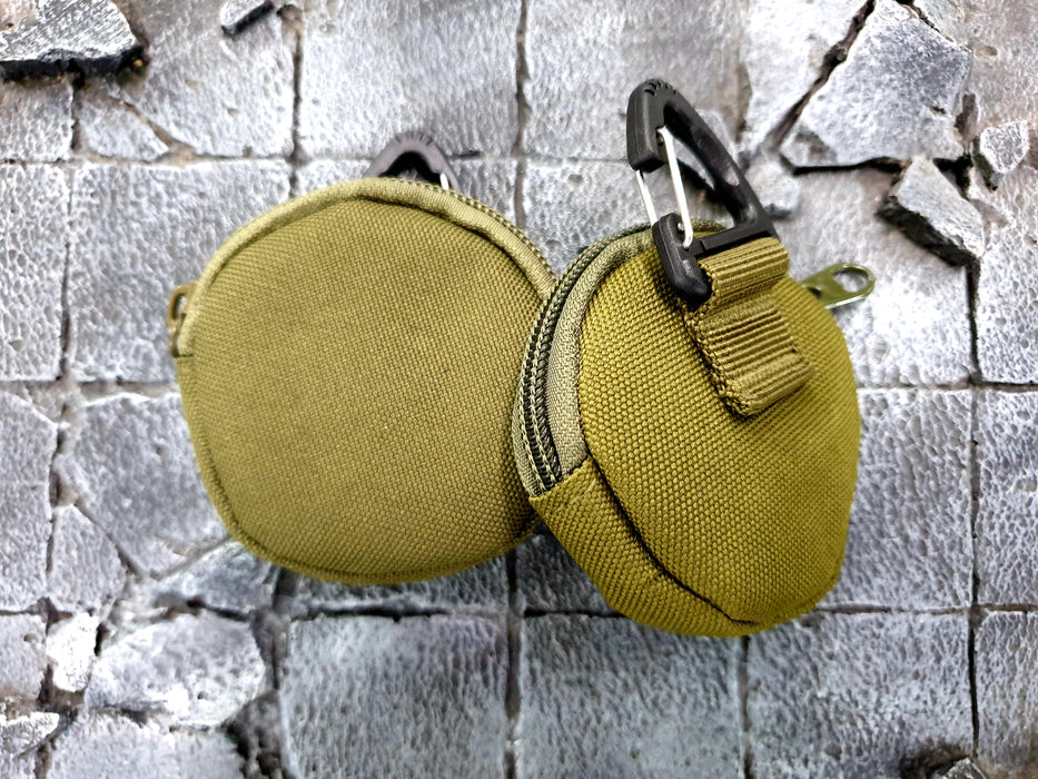 Olive Green Trace Together Token Pouch