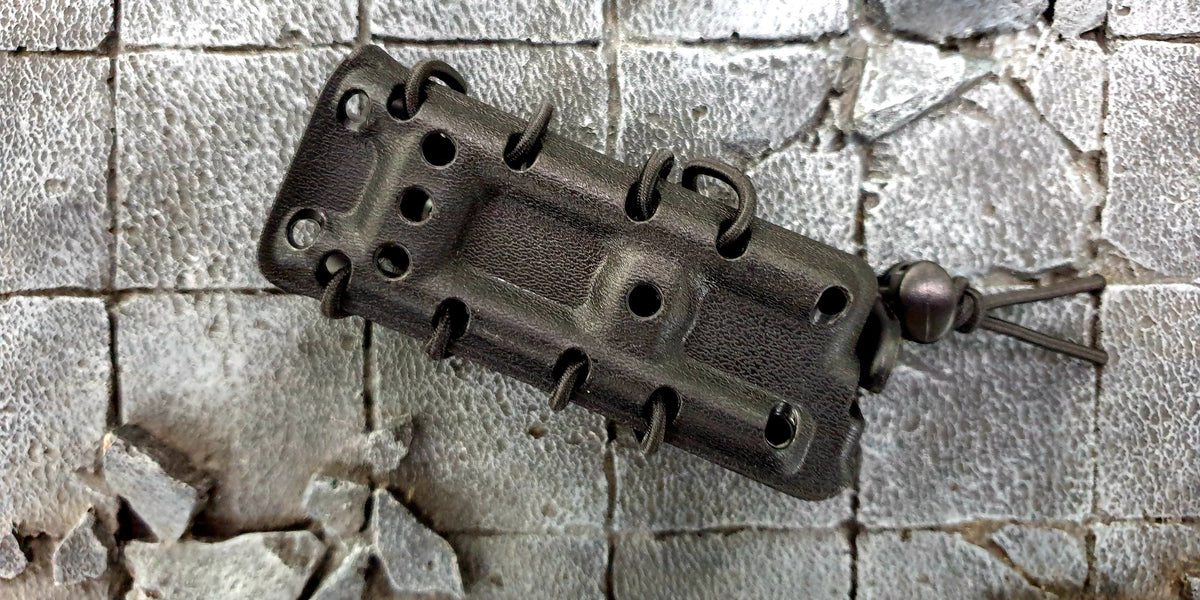 Hard Shell Magazine Pouch BLACK for 9mm — G MILITARY
