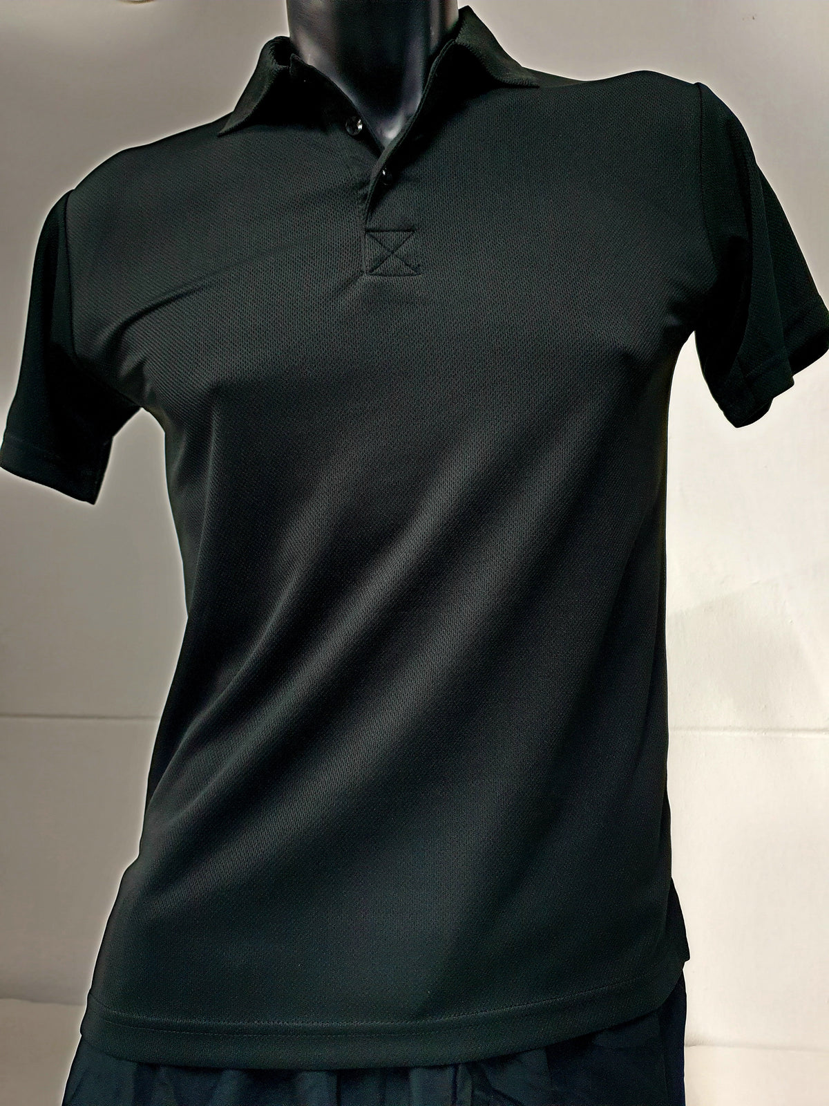 SECURITY Dri Fit Polo T shirt Black G MILITARY