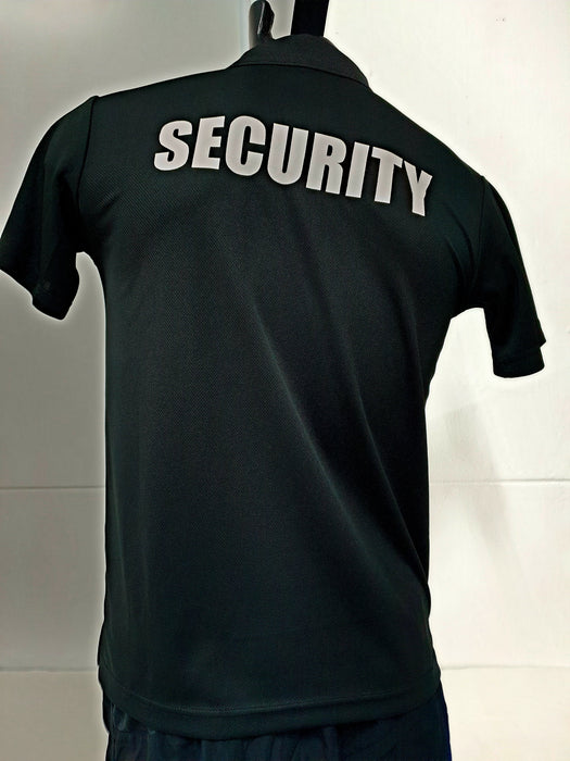 SECURITY Dri-Fit Polo T-shirt Black