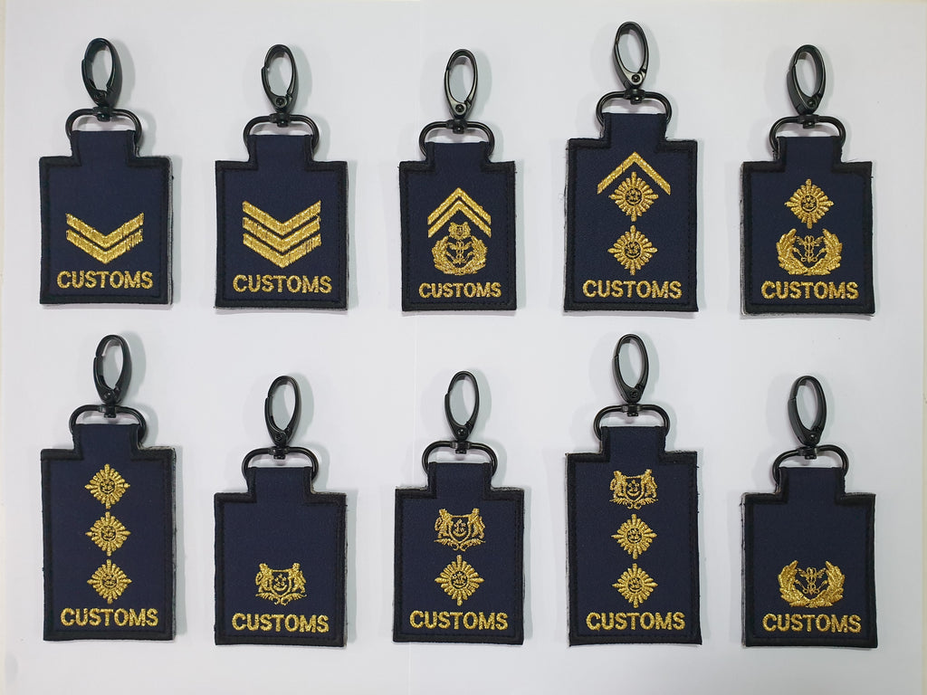 ICA Mini Ranks & Keychains — G MILITARY
