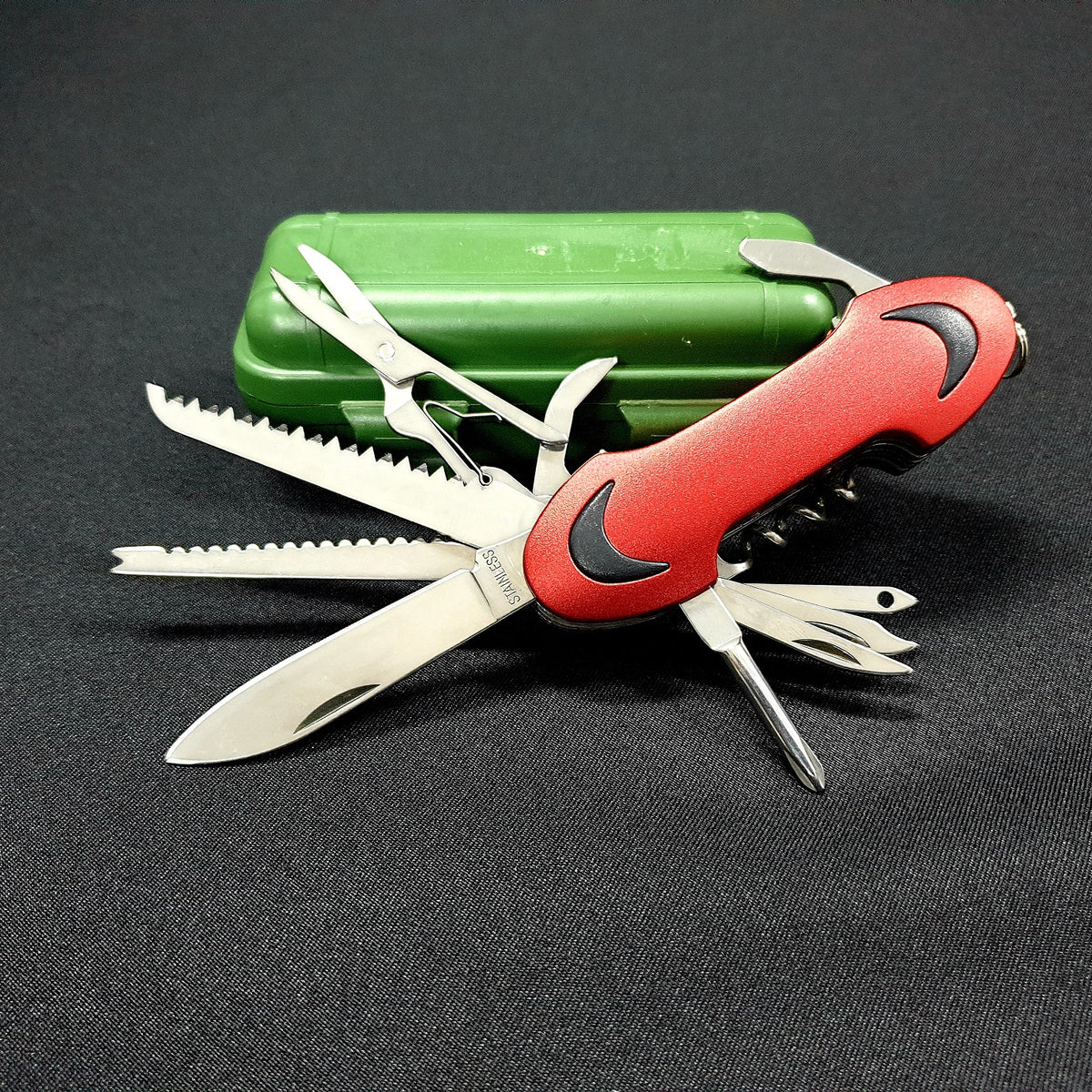 Razor Multi Tool Jacknife Red — G MILITARY