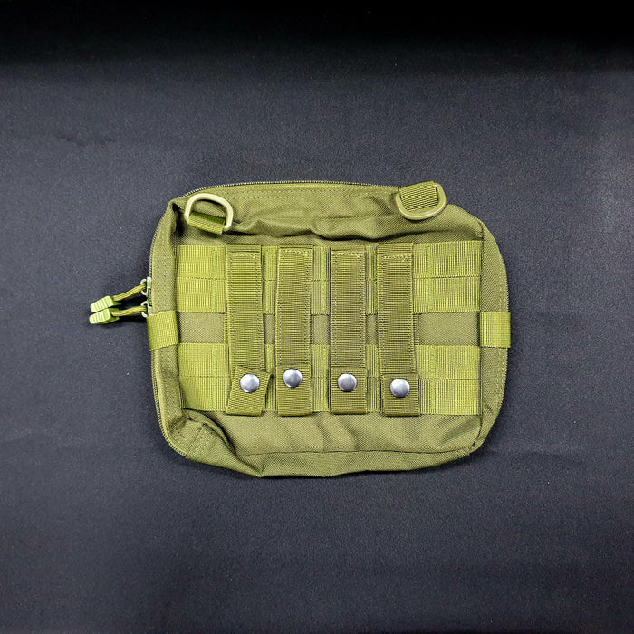 Olive Green Back Pack Add-on Pouch
