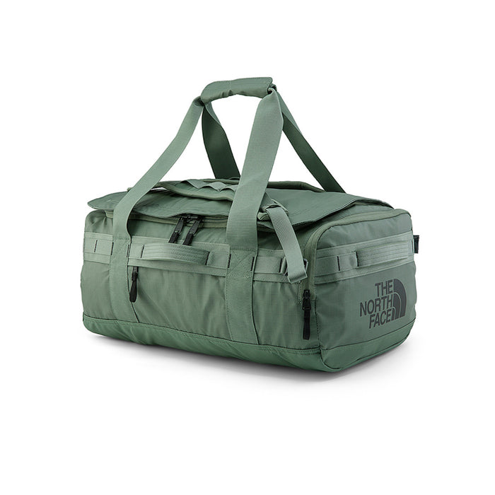 The North Face Base Camp Voyager Duffel 62L Agave Green/Tnf Black Duffels :  Snowleader