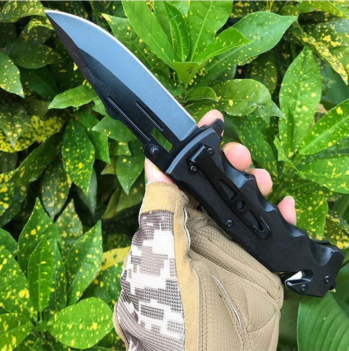 DAY7 Tactical Range Black Knife