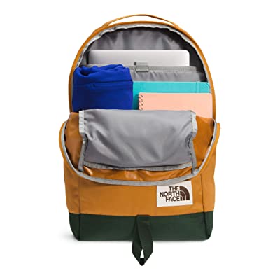 THE NORTH FACE® TNF DAYPACK TIMBER TAN/CANVAS GREEN/KELP TAN