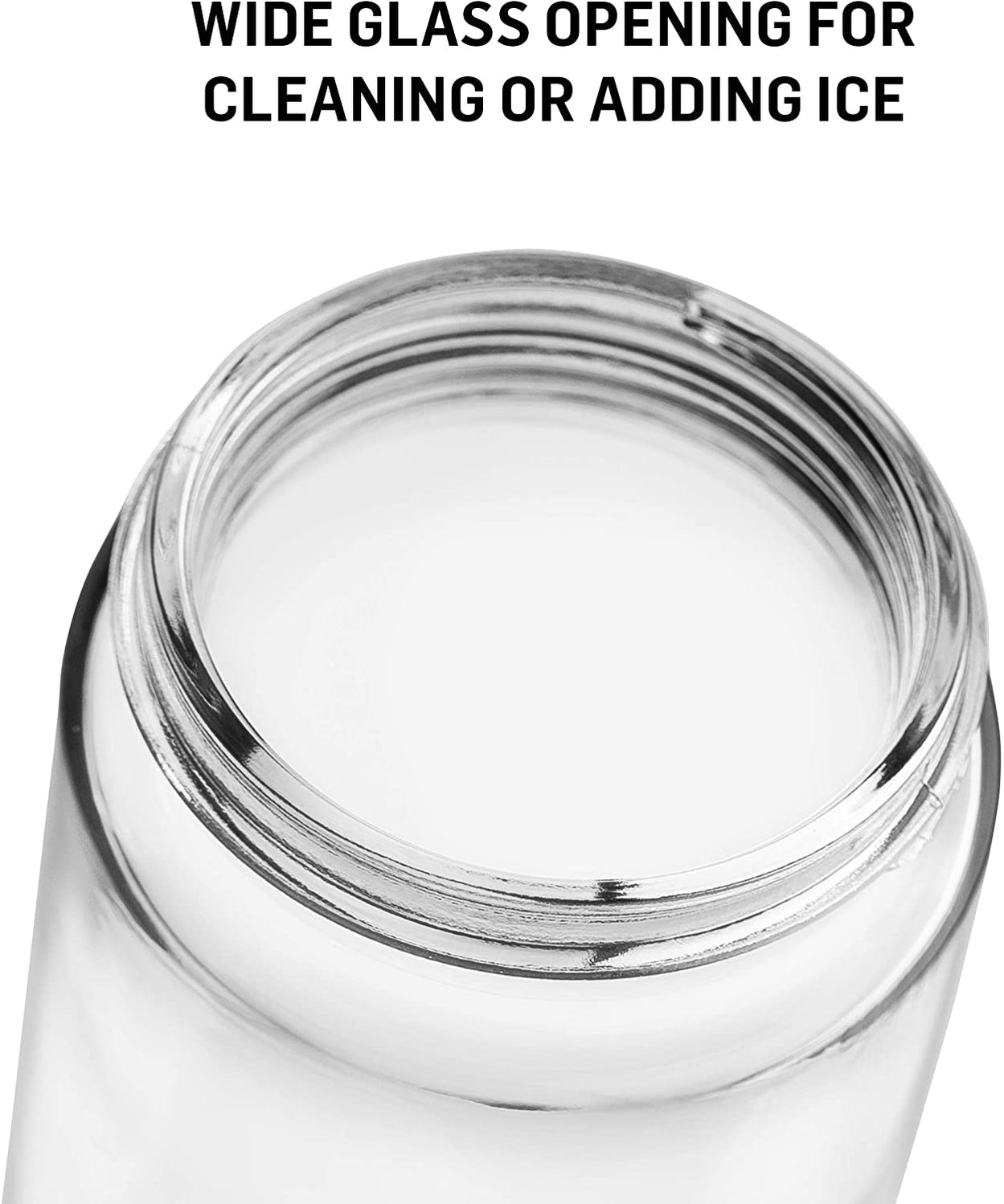 BlenderBottle Mantra Glass Shaker Bottle 20oz. Spruce Green — G