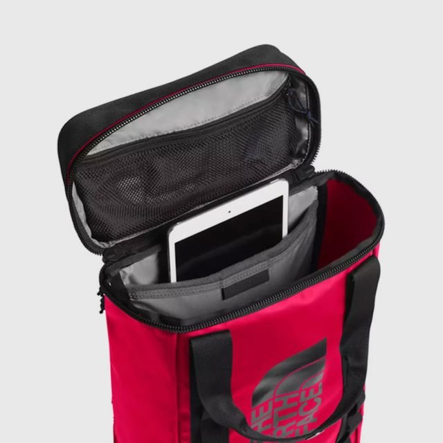 north face fusebox charged backpack THE NORTH FACE® TNF EXPLORE FUSEBOX SMALL TNF RED/TNF BLACK — G MILITARY