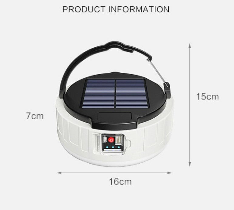 Solar Charging Remote Control Travel Lamp