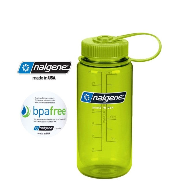 Nalgene 16oz Wide mouth 500ml Spring Green — G MILITARY