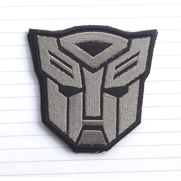 Transformers Silver Autobot Logo Embroidery Patch