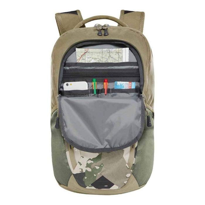 north face camouflage old design backpack THE NORTH FACE® TNF VAULT MOAB KHAKI WOODCHIP CAMO DESERT PRINT/TWILL BEIGE