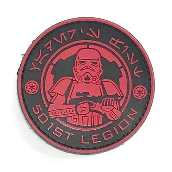 Star Wars StormTrooper 501st Legion Patch, Red