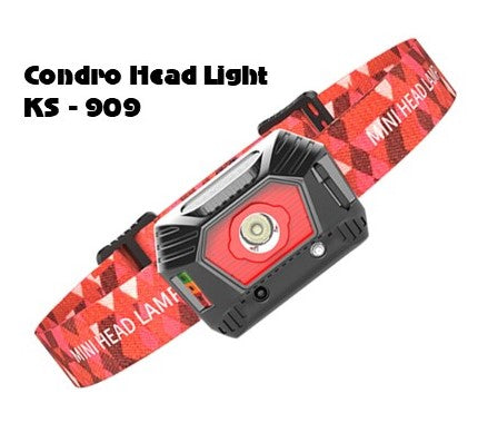 Condro Head Light KS-909 Red