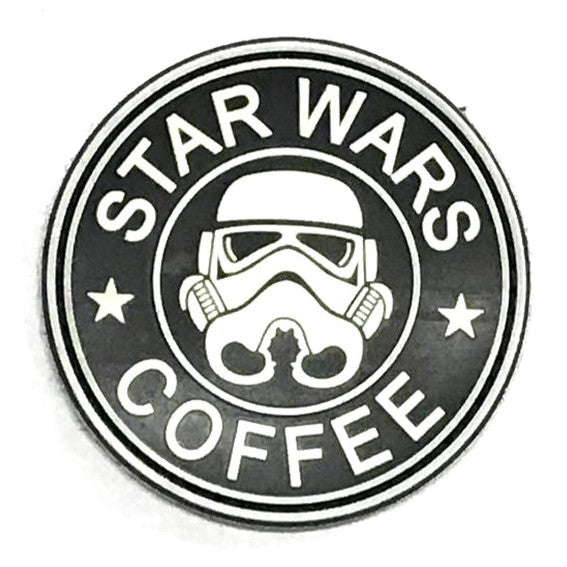 Star Wars COFFEE Patch, White