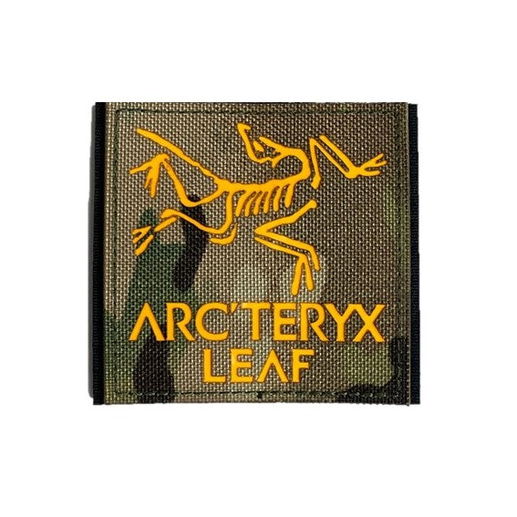 ARC'TERYX LEAF Camouflage Glow-in-the-Orange Embroidery Patch