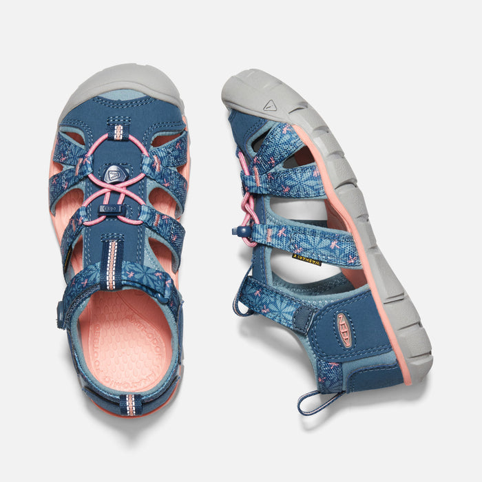 KEEN SEACAMP II CNX Youth Real Teal/Stone Blue Sandals