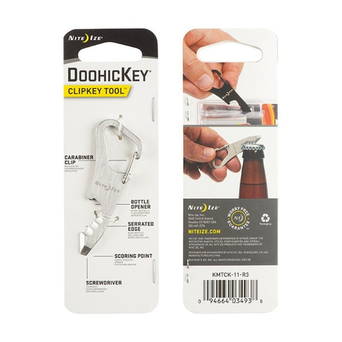 Niteize DoohicKey ClipKey Key Tool - Stainless