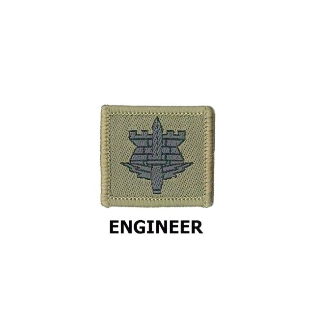 COMBAT ENGINEER COLLAR Army No.4 Badge