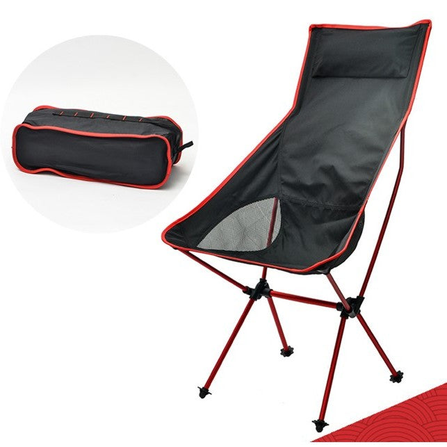 ½ Moon Foldable Chair, Red