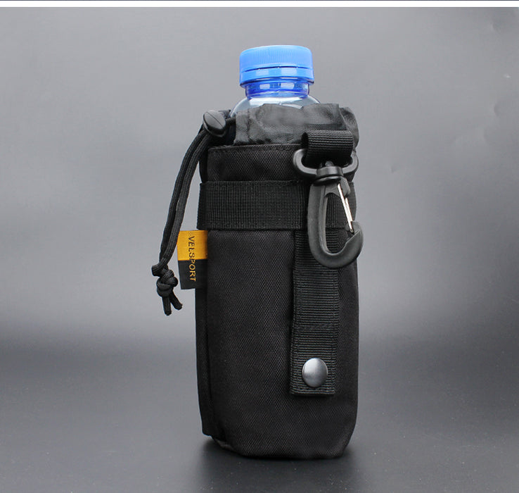 Tactical Water Bottle Molle Waist Pouch Black