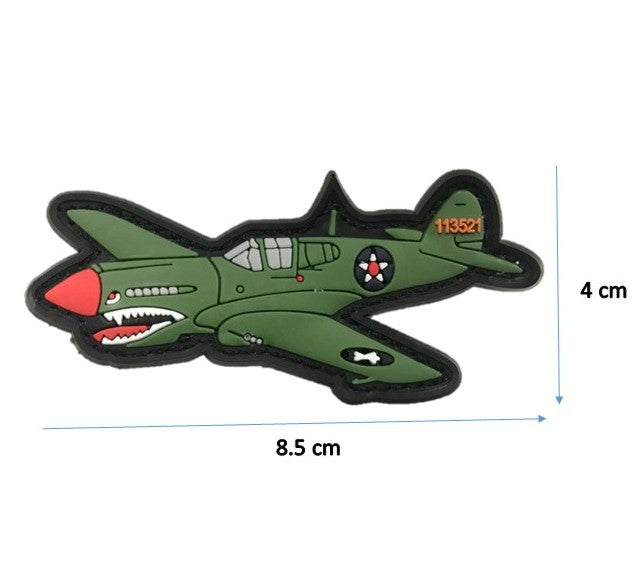 113521 Fighter Plane Patch With Velcro