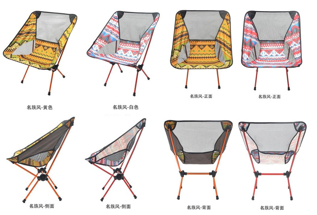 Outdoor Folding chair, Space chair Sun Yellow check