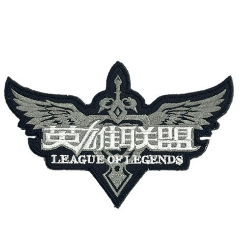 League of Legends Patch Gray on Black