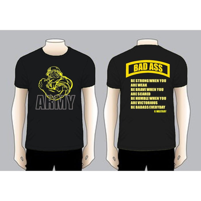 BAD ASS T-shirt, Black Dri Fit