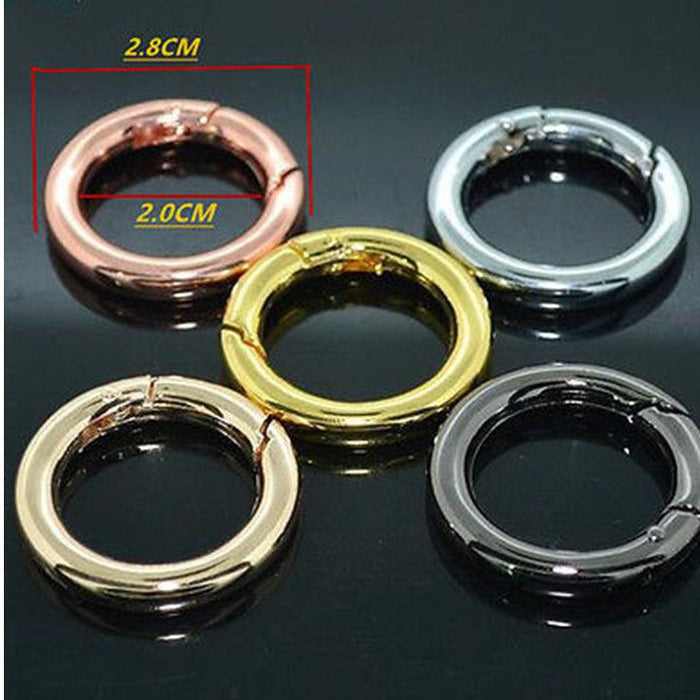 Alloy Open Ring Buckle 28mm Spring Buckle Outdoor Carabiner Portable Tool