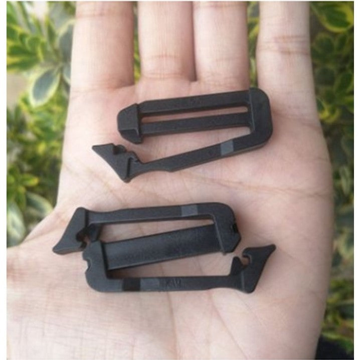 Accessory bag connection buckle , Black. — G MILITARY