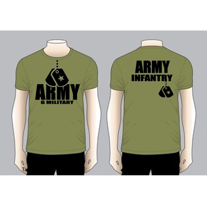 ARMY INFANTRY T-shirt, Olive Green Dri Fit