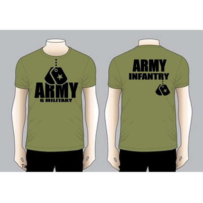 ARMY INFANTRY T-shirt, Olive Green Dri Fit â G MILITARY